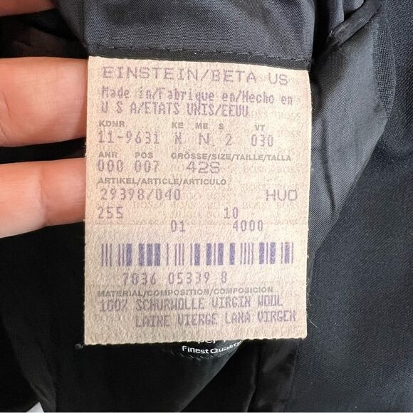 Hugo boos wool man’s jacket made in the USA - Picture 8 of 12